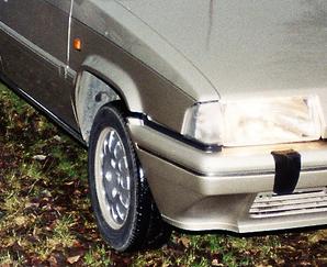 Oikea puskurinpää